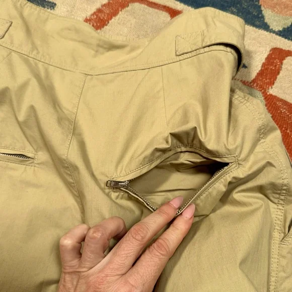 Isabel Marant khaki cotton buckled pleated trousers pants